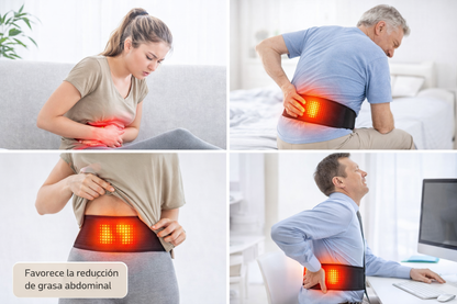 Faja lumbar multifuncional con efecto calor terapéutico